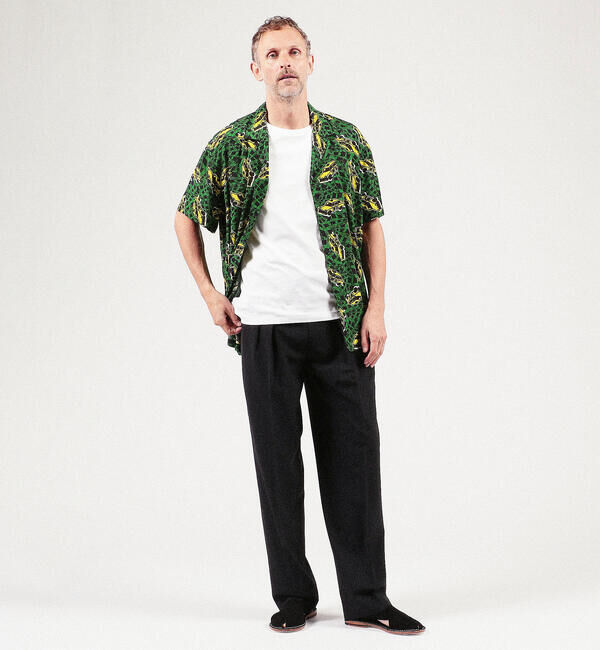 TOMORROWLAND BUYING WEAR「Cellardoor Boger ポリエステルウール 2プリーツストレートスラックス」|スラックス|