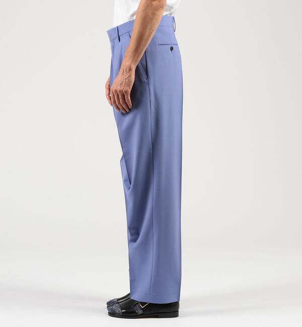 TOMORROWLAND BUYING WEAR「Cellardoor Boger ポリエステルウール 2プリーツストレートスラックス」|スラックス|