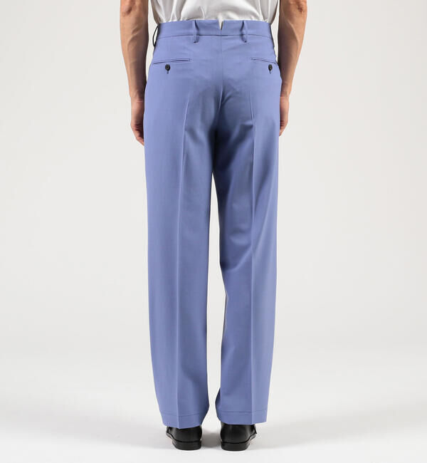 TOMORROWLAND BUYING WEAR「Cellardoor Boger ポリエステルウール 2プリーツストレートスラックス」|スラックス|