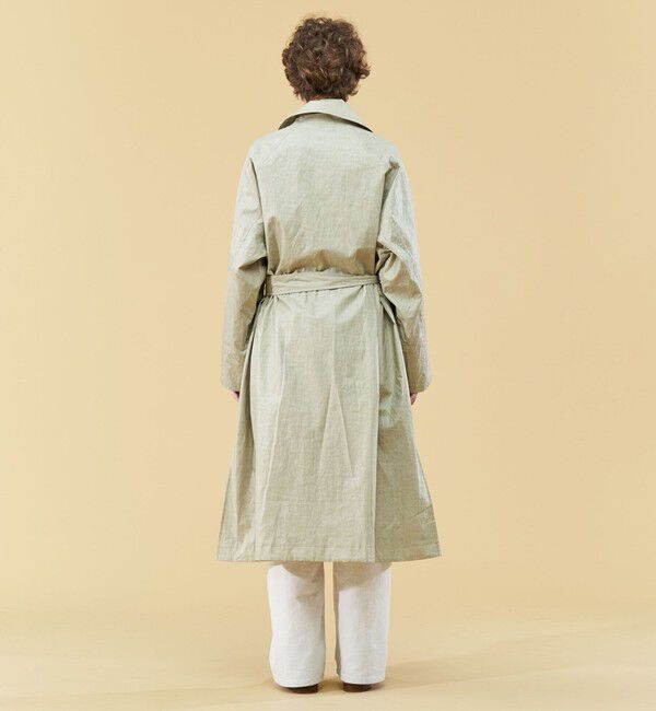 GALERIE VIE「チンツリネン トレンチコート」|トレンチコート|