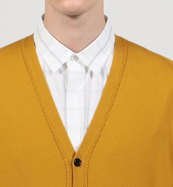 TOMORROWLAND MENS「スビンコットン Vネックカーディガン」|カーディガン|