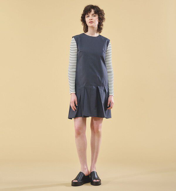 DES PRES「コットンシルクグログラン ミニワンピース」|ワンピース|