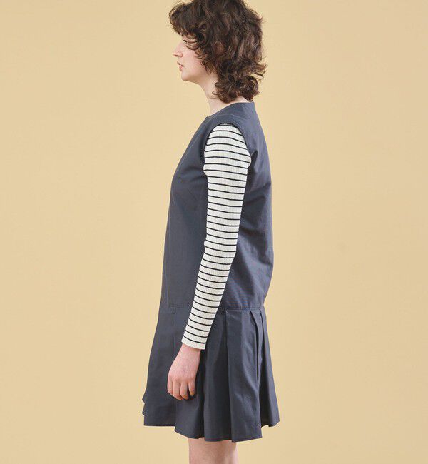 DES PRES「コットンシルクグログラン ミニワンピース」|ワンピース|