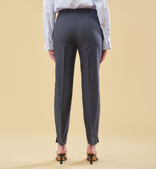 DES PRES「コットンシルクグログラン シガレットパンツ」|スラックス|