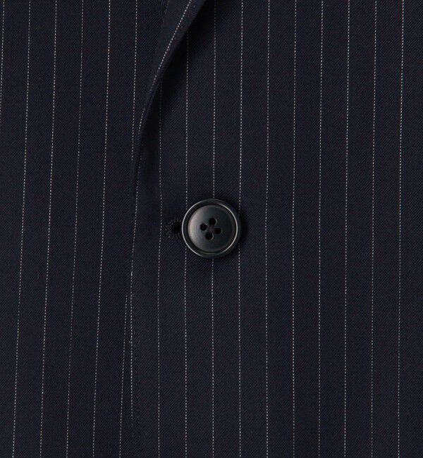 TOMORROWLAND MENS「Super100'sウール ピンストライプ シングルブレステッド2Bジャケット」|テーラードジャケット|