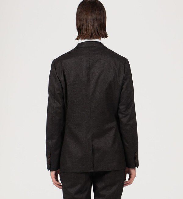 TOMORROWLAND MENS「Super120'sウールフランネル シングルブレステッド2Bジャケット Canonico」|テーラードジャケット|