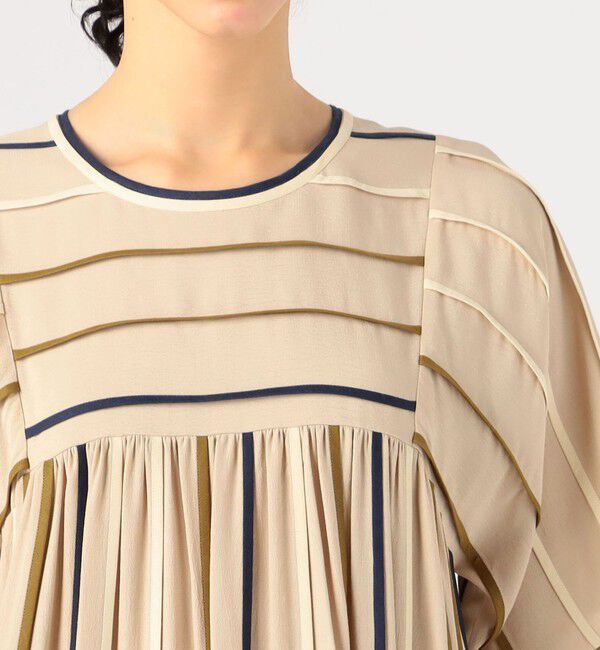 TOMORROWLAND BUYING WEAR「BODICE STUDIO マルチカラーパイピング ティアードドレス　」|ワンピース|