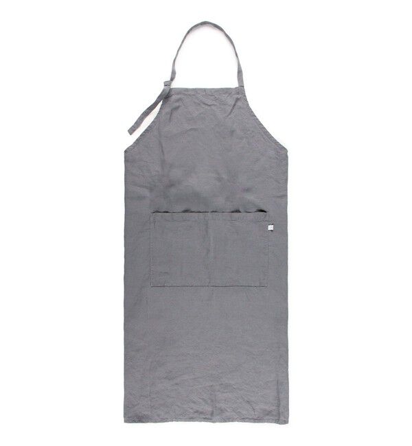 TOMORROWLAND HOME「プレーンリネン エプロン」|食器・キッチングッズ|17 チャコールグレー