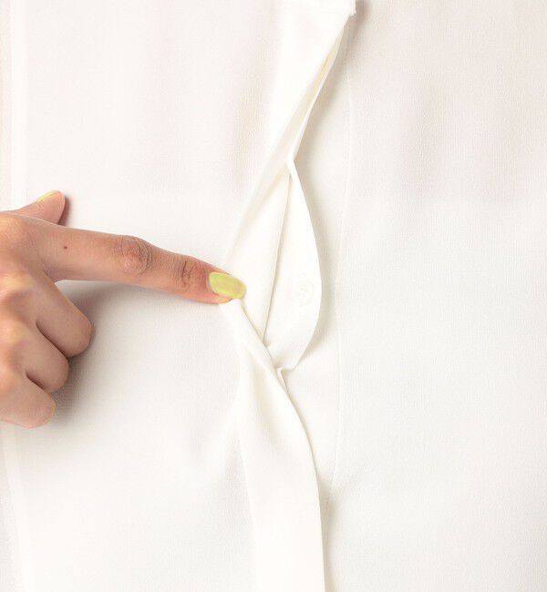 DES PRES「シルクシフォン ブザムブラウス」|シャツ・ブラウス|