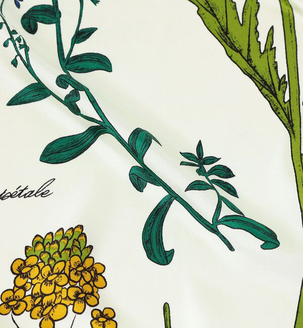 TOMORROWLAND GOODS「【別注】MANIPURI FLOWER BOOK スカーフ 」|バンダナ・スカーフ|