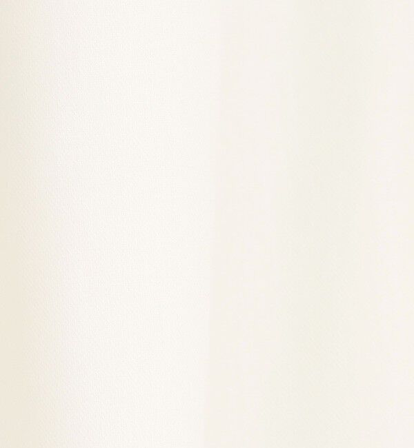 Ballsey「クリスタルコットン ギャザーVネックブラウス」|シャツ・ブラウス|