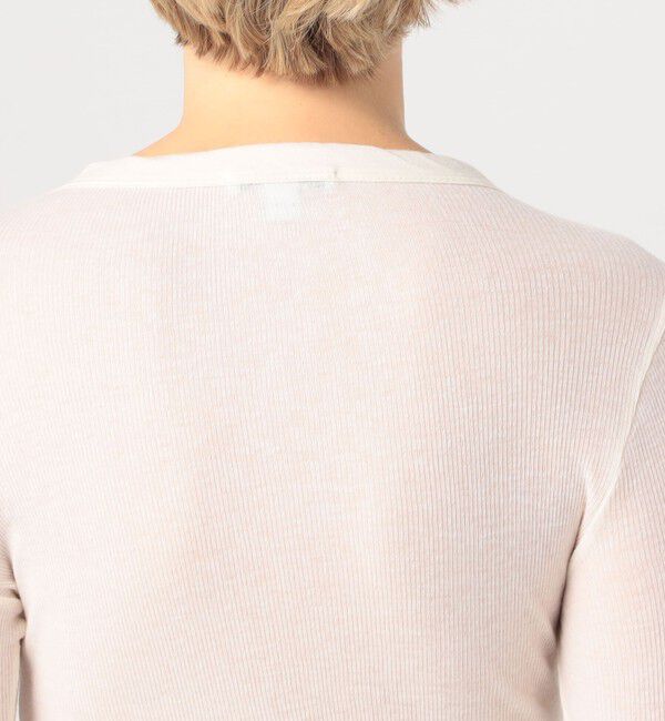 JAMES PERSE「コットンカシミヤブレンドリブ ロングスリーブプルオーバー WVA3939」|Tシャツ・カットソー|