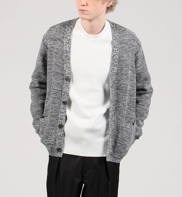 TOMORROWLAND MENS「TOMORROWLAND tricot ギマコットンリネン Vネックカーディガン」|カーディガン|