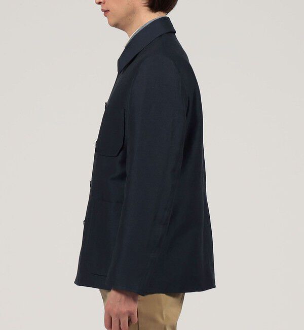 TOMORROWLAND MENS「リネンウール チョアジャケット BELFAST」|ブルゾン・スタジャン|