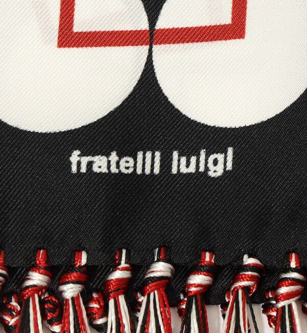 TOMORROWLAND GOODS「Fratelli Luigi シルク フリンジスカーフ」|バンダナ・スカーフ|