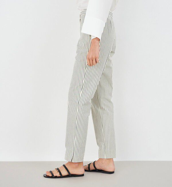 DES PRES「サッカーストライプ シガレットパンツ」|スラックス|