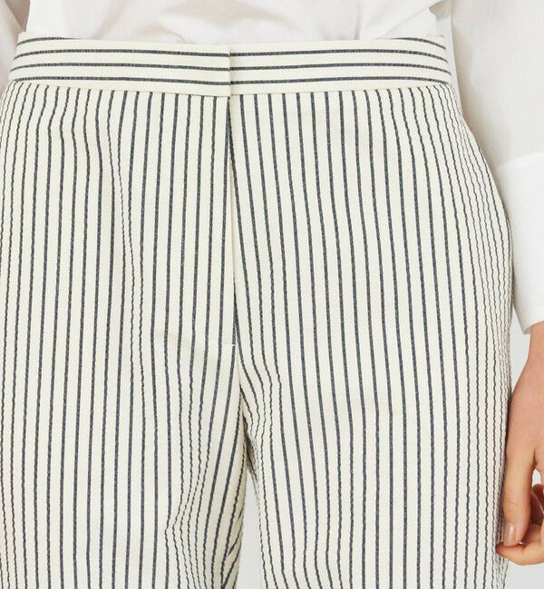 DES PRES「サッカーストライプ シガレットパンツ」|スラックス|