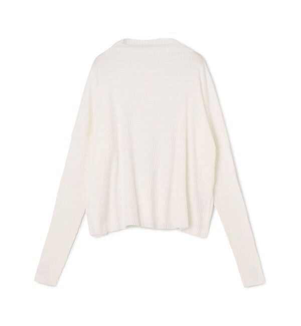 GALERIE VIE「 シアーボーダーリブ ボトルネックプルオーバー」|Tシャツ・カットソー|11 ホワイト