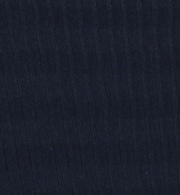 GALERIE VIE「 シアーボーダーリブ ボトルネックプルオーバー」|Tシャツ・カットソー|