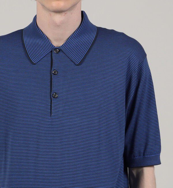 TOMORROWLAND BUYING WEAR「JOHN SMEDLEY KYSON 30G EASY FIT ニットポロシャツ」|ニット・セーター|