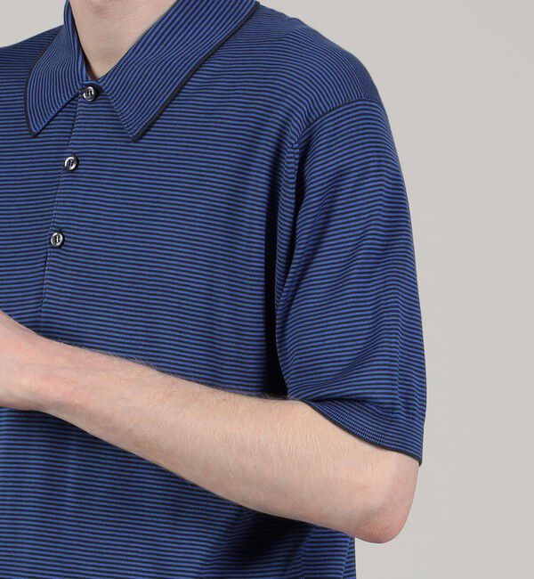 TOMORROWLAND BUYING WEAR「JOHN SMEDLEY KYSON 30G EASY FIT ニットポロシャツ」|ニット・セーター|