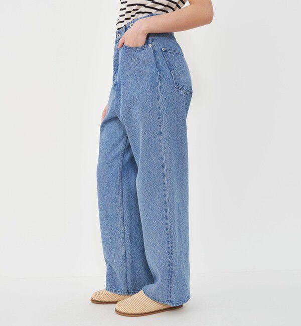 GALERIE VIE「ハイツイストデニム ストレートパンツ」|デニム|