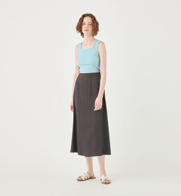 Ballsey「スーピマテレコ スクエアネックタンクトップ」|タンクトップ|