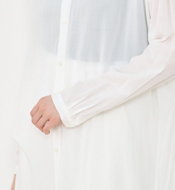GALERIE VIE「ウォッシャブルレーヨン シャツワンピース」|ワンピース|