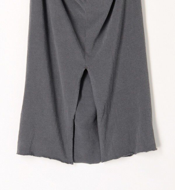 JAMES PERSE「ブラッシュドコットンジャージー サイドシャーリングスカート WRBJ5960」|タイト|