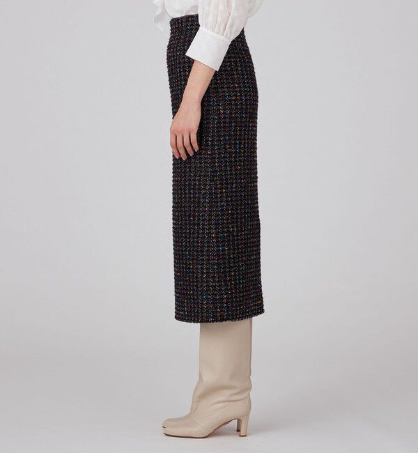 Ballsey「カラフルフラッグツイード ペンシルタイトスカート」|タイト|