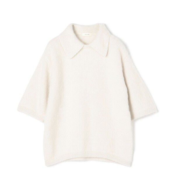 DES PRES「フォックスカシミヤ シャツカラープルオーバー」|ニット・セーター|12 ホワイト系