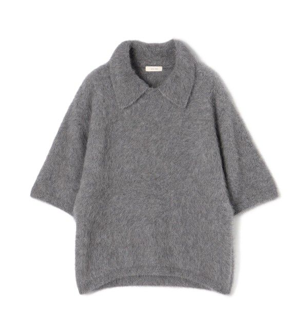 DES PRES「フォックスカシミヤ シャツカラープルオーバー」|ニット・セーター|15 グレー