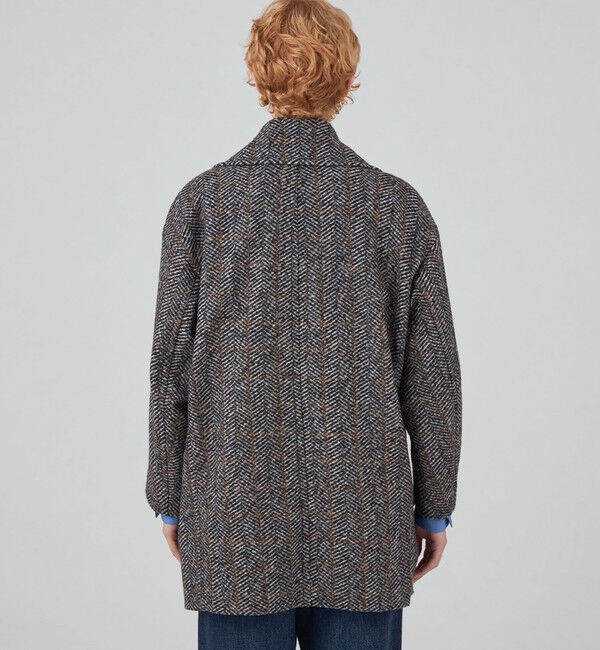 24AW【MACPHEE】へリンボンスライバー ダブルブレストコート へリンボンスライバー ダブルブレストコート（MACPHEE）｜ルミネの