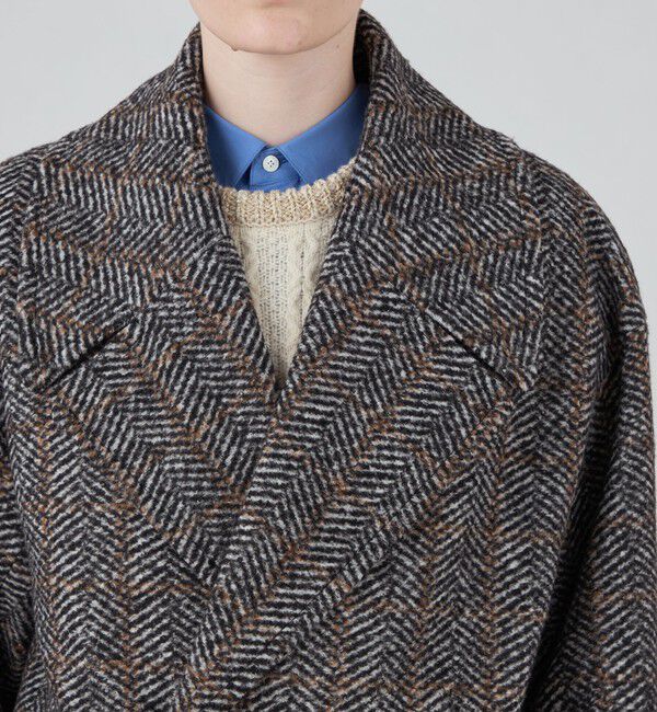 24AW【MACPHEE】へリンボンスライバー ダブルブレストコート へリンボンスライバー ダブルブレストコート（MACPHEE）｜ルミネの