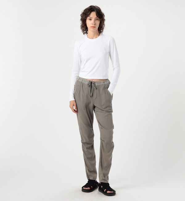 JAMES PERSE「コットンポリエステル クロップドTシャツ WMTP3925」|Tシャツ・カットソー|