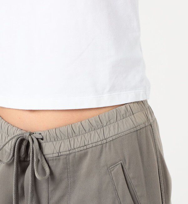 JAMES PERSE「コットンポリエステル クロップドTシャツ WMTP3925」|Tシャツ・カットソー|