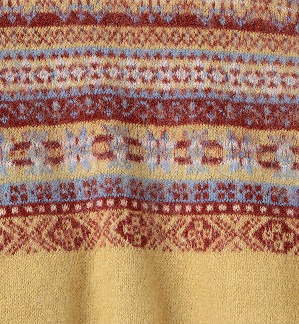 TOMORROWLAND MENS「TOOMRROWLAND tricot ナイロンモヘヤウール フェアアイルジャガード カーディガン」|カーディガン|