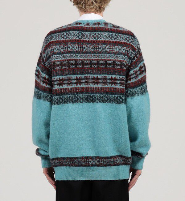 TOMORROWLAND MENS「TOOMRROWLAND tricot ナイロンモヘヤウール フェアアイルジャガード カーディガン」|カーディガン|