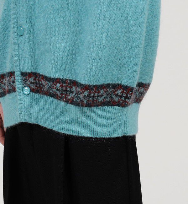 TOMORROWLAND MENS「TOOMRROWLAND tricot ナイロンモヘヤウール フェアアイルジャガード カーディガン」|カーディガン|