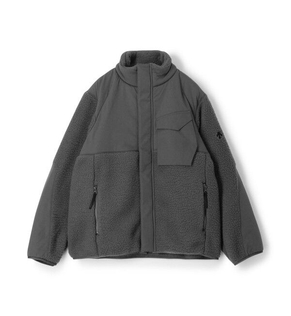 TOMORROWLAND BUYING WEAR「DESCENTE ALLTERRAIN SHAGGY BOA FLEECE JACKET」|ブルゾン・スタジャン|16 グレー系