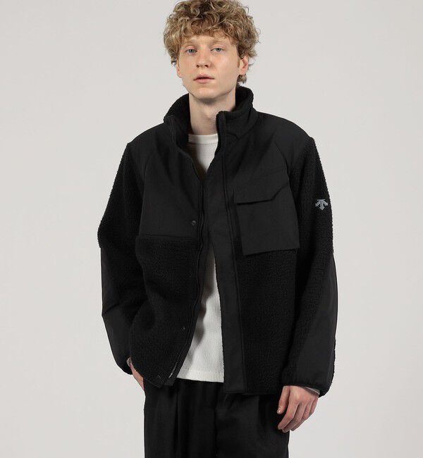 TOMORROWLAND BUYING WEAR「DESCENTE ALLTERRAIN SHAGGY BOA FLEECE JACKET」|ブルゾン・スタジャン|