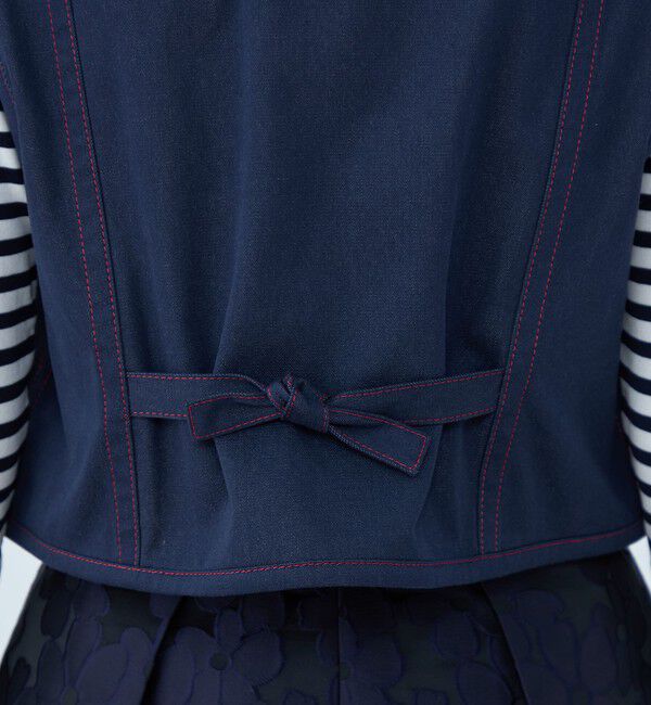 TOMORROWLAND collection「ソワデニム ショートジレ」|ベスト・ジレ|