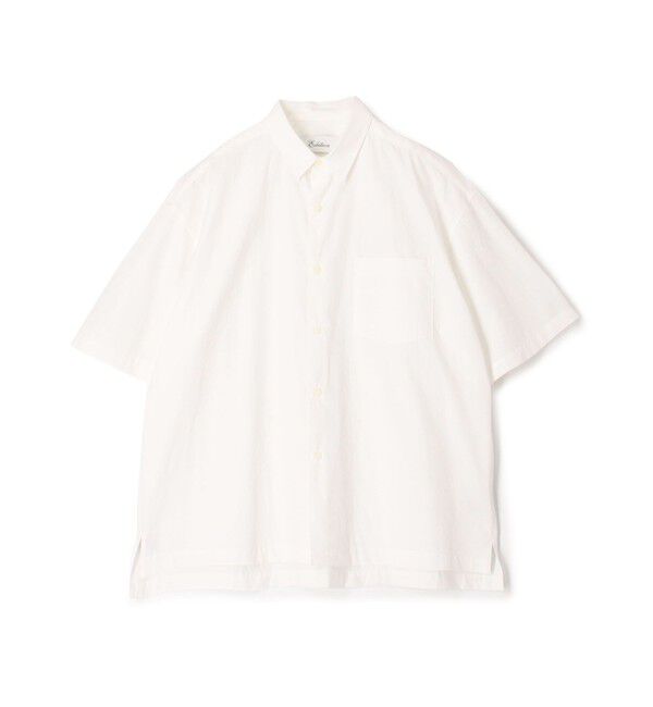 Edition「オーガニックタイプライターハーフスリーブシャツ」|シャツ・ブラウス|11 ホワイト