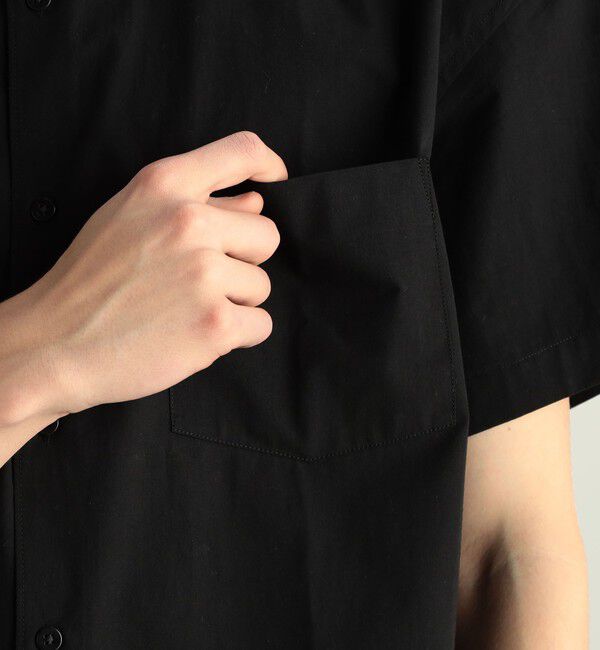 Edition「オーガニックタイプライターハーフスリーブシャツ」|シャツ・ブラウス|