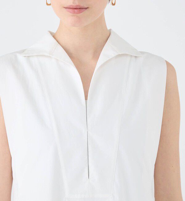 Ballsey「プロセスドコットン スキッパーカラーワンピース」|ワンピース|