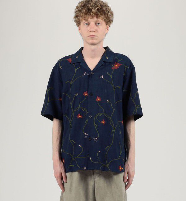 TOMORROWLAND BUYING WEAR「KARDO エンブロイダリー オープンカラーシャツ」|シャツ・ブラウス|