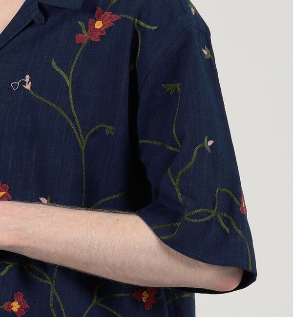 TOMORROWLAND BUYING WEAR「KARDO エンブロイダリー オープンカラーシャツ」|シャツ・ブラウス|