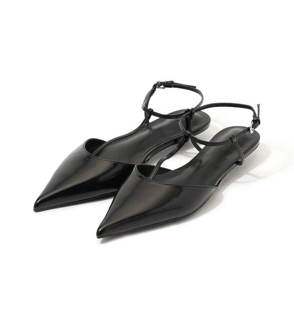 TOMORROWLAND GOODS「TONY BIANCO Tストラップ シューズ」|パンプス|19 ブラック