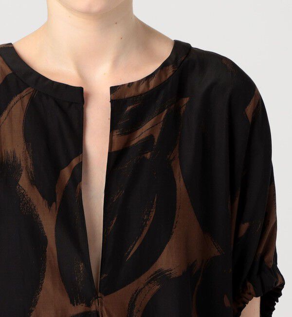 TOMORROWLAND GOODS「HAVERSACK ボタニカルプリントワンピース」|ワンピース|