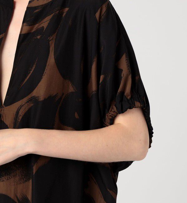 TOMORROWLAND GOODS「HAVERSACK ボタニカルプリントワンピース」|ワンピース|